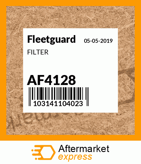 Spare part AF4128 + FILTER