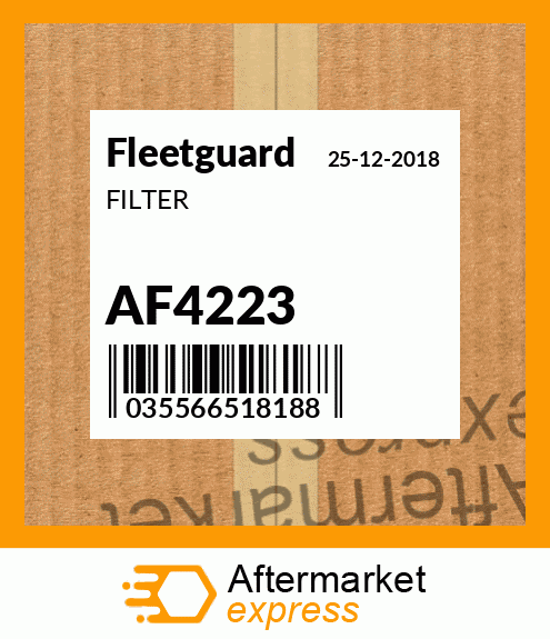 Spare part AF4223 + FILTER