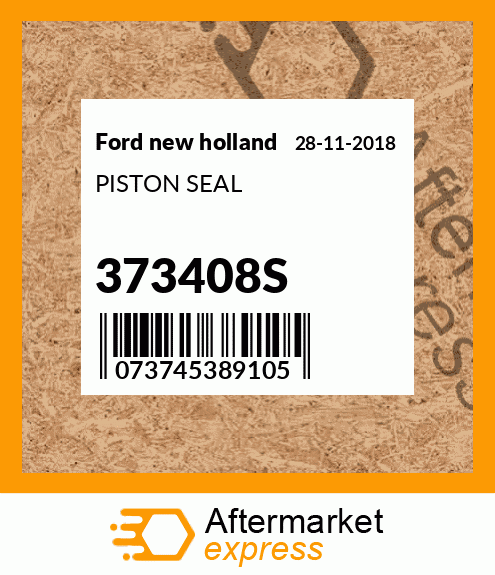 Spare part 373408S + PISTON SEAL