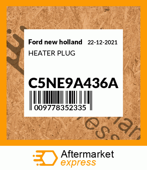 Spare part C5NE9A436A + HEATER PLUG