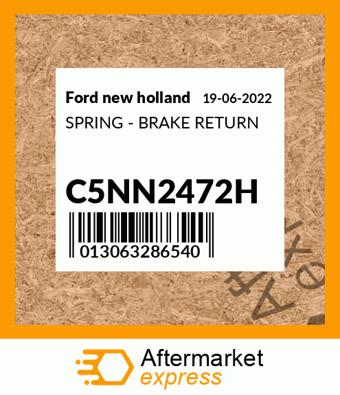 Spare part C5NN2472H + SPRING - BRAKE RETURN