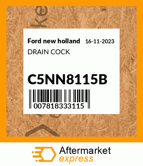 Spare part C5NN8115B + DRAIN COCK