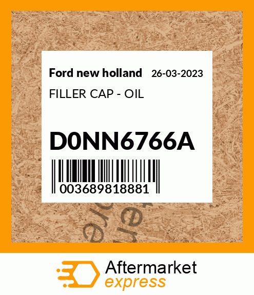 Spare part D0NN6766A + FILLER CAP - OIL