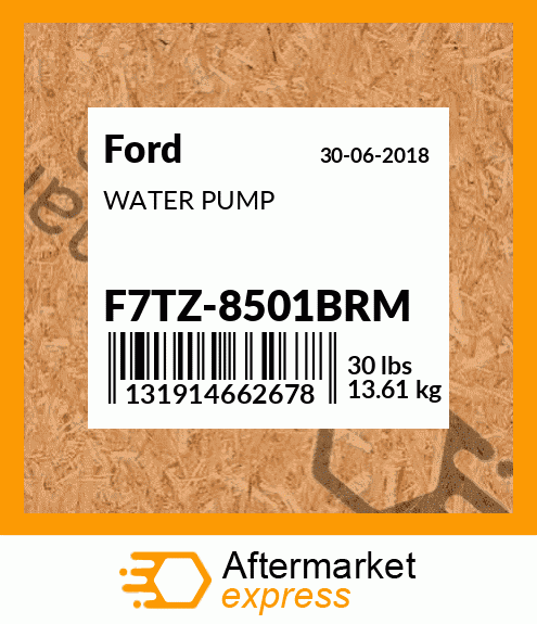 Spare part F7TZ-8501BRM + WATER PUMP