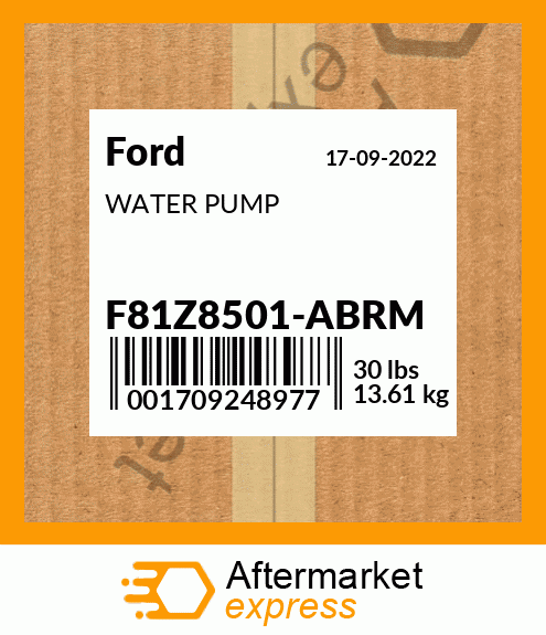 Spare part F81Z8501-ABRM + WATER PUMP