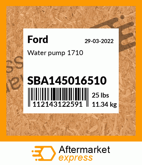 Spare part SBA145016510 + Water pump 1710