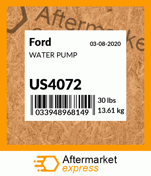 Spare part US4072 + WATER PUMP