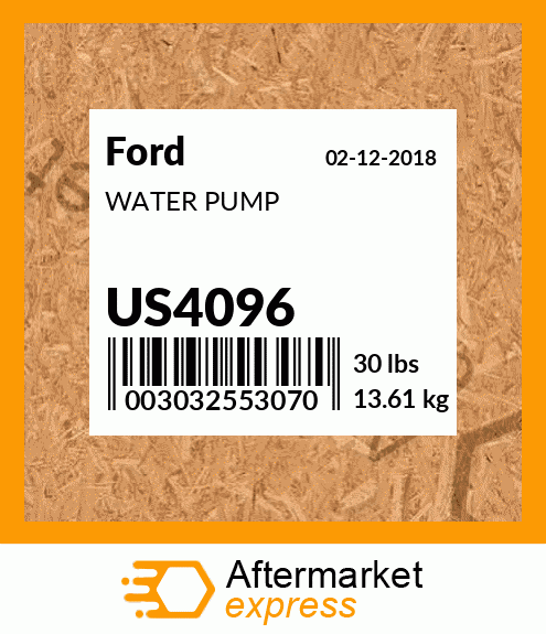 Spare part US4096 + WATER PUMP