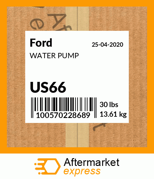 Spare part US66 + WATER PUMP