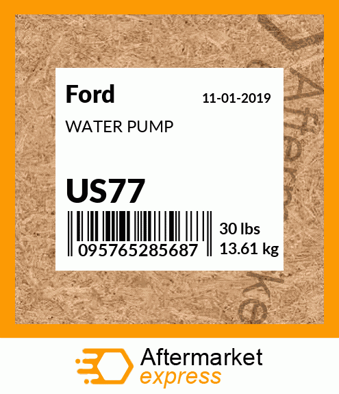 Spare part US77 + WATER PUMP