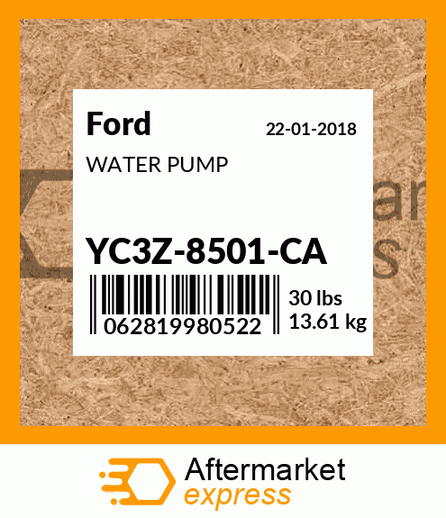 Spare part YC3Z8501CA + WATER PUMP