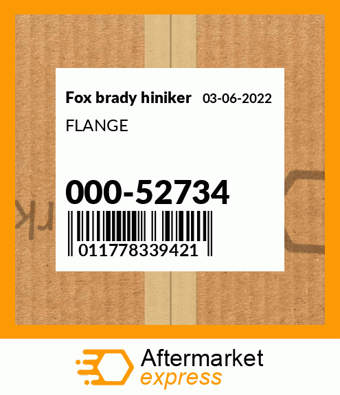 Spare part 000-52734 + FLANGE