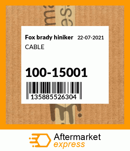 Spare part 100-15001 + CABLE