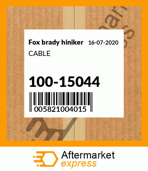 Spare part 100-15044 + CABLE