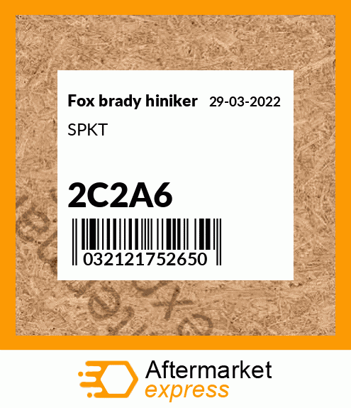 Spare part 2C2A6 + SPKT