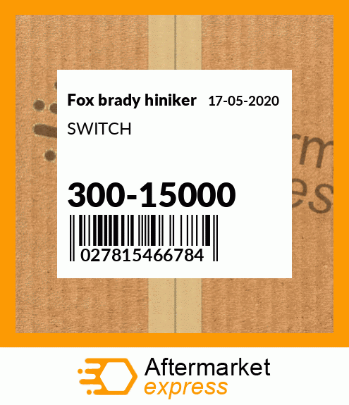 Spare part 300-15000 + SWITCH