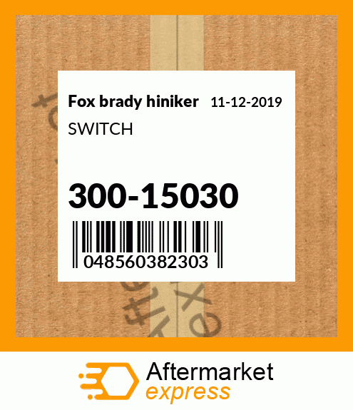 Spare part 300-15030 + SWITCH