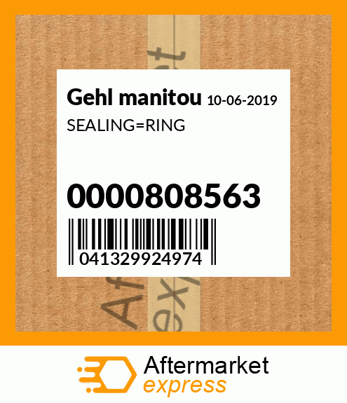 Spare part 0000808563 + SEALING_RING