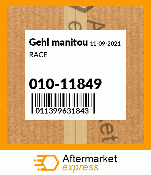 Spare part 010-11849 + RACE