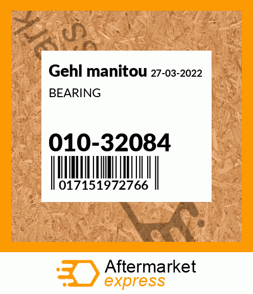 Spare part 010-32084 + BEARING