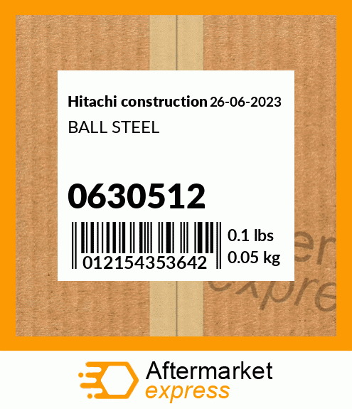 Spare part 0630512 + BALL STEEL