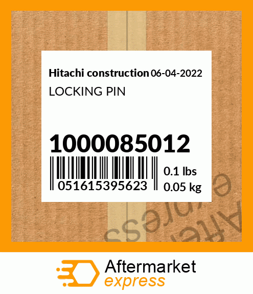 Spare part 1000085012 + LOCKING PIN