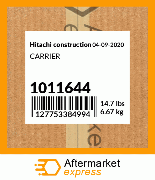 Spare part 1011644 + CARRIER