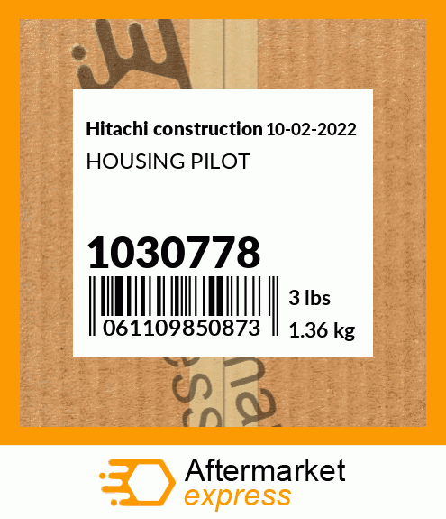 Spare part 1030778 + HOUSING PILOT