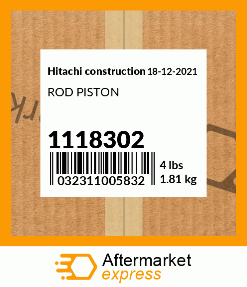 Spare part 1118302 + ROD PISTON