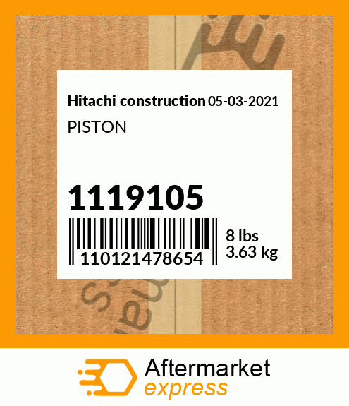 Spare part 1119105 + PISTON