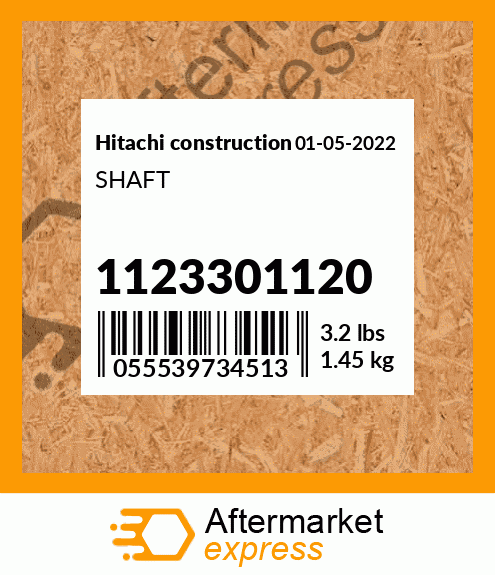 Spare part 1123301120 + SHAFT