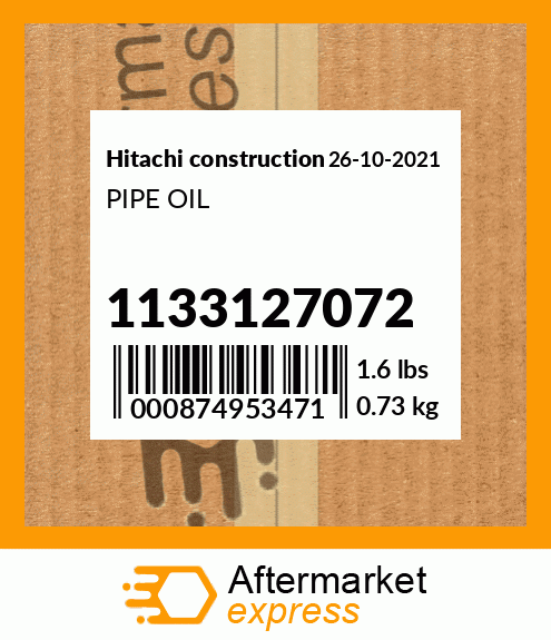 Spare part 1133127072 + PIPE OIL