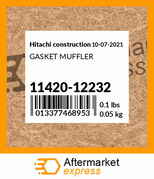 Spare part 11420-12232 + GASKET MUFFLER