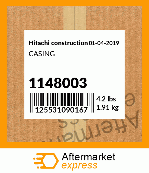 Spare part 1148003 + CASING