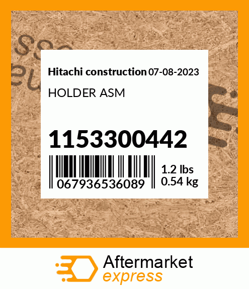 Spare part 1153300442 + HOLDER ASM