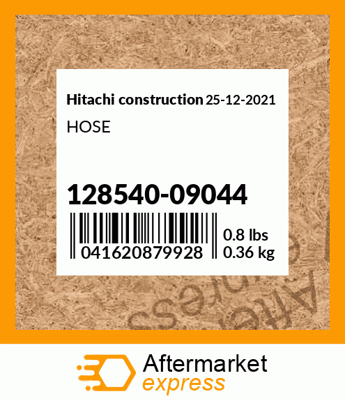 Spare part 128540-09044 + HOSE