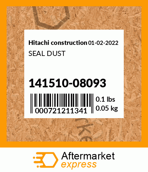 Spare part 141510-08093 + SEAL DUST