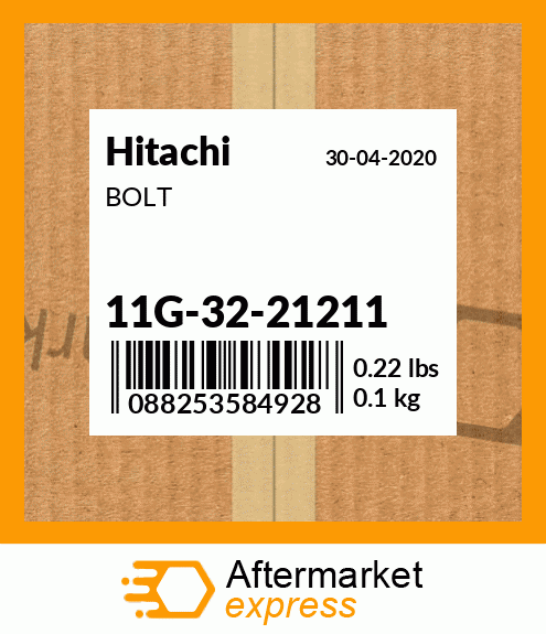 Spare part 11G-32-21211 + BOLT