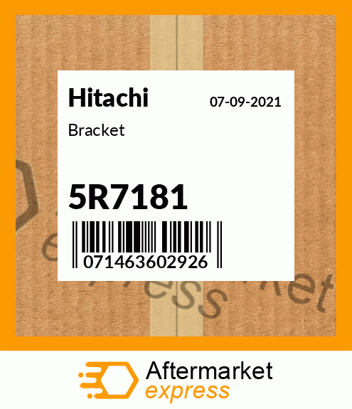 Spare part 5R7181 + Bracket