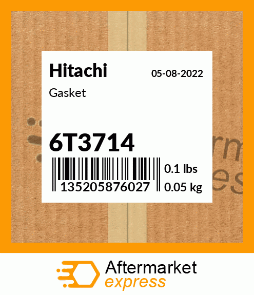 Spare part 6T3714 + Gasket