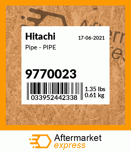 9149221 - Sideboom - BOOM fits Hitachi | Price: $479.90