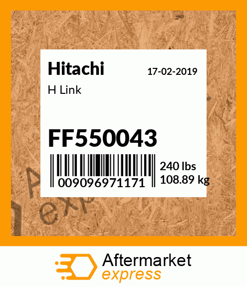 Spare part FF550043 + H Link