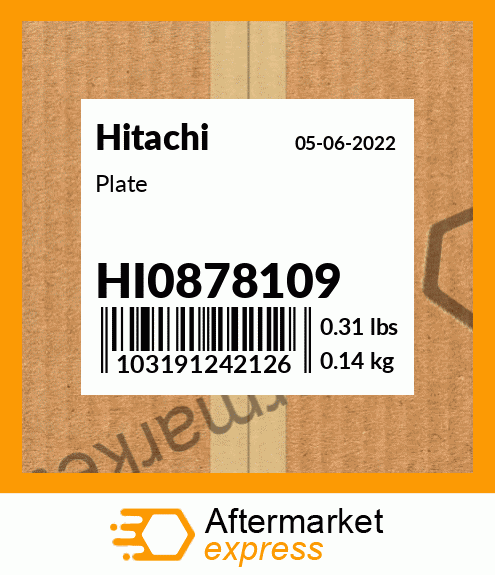 Spare part HI0878109 + Plate