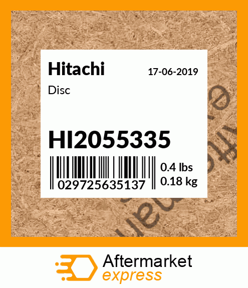 Spare part HI2055335 + Disc