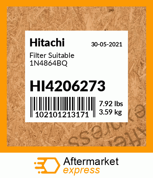 Spare part HI4206273 + Filter Suitable 1N4864BQ