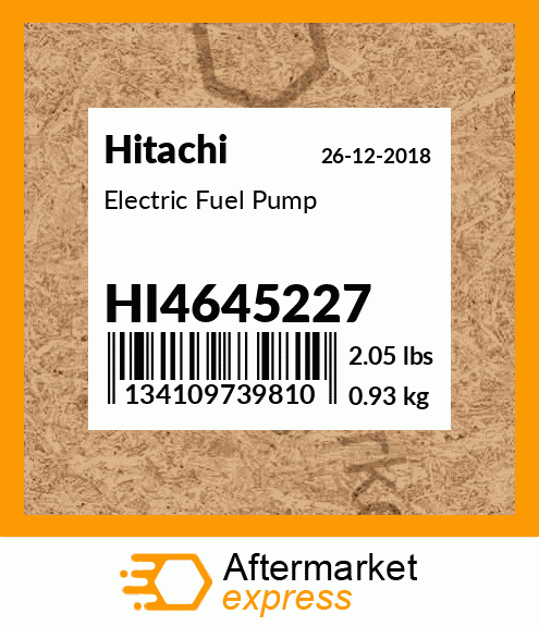 Spare part HI4645227 + Electric Fuel Pump