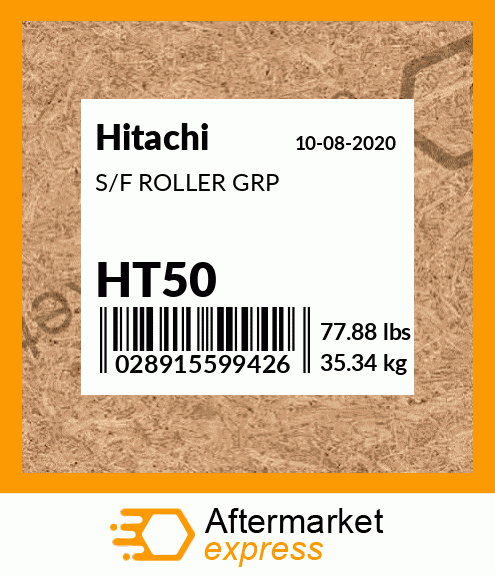 Spare part HT50 + S/F ROLLER GRP