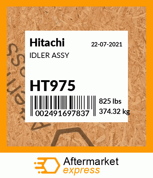 Spare part HT975 + IDLER ASSY