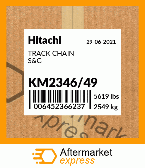 Spare part KM2346/49 + TRACK CHAIN S&G