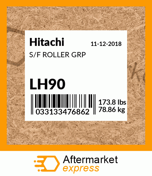 Spare part LH90 + S/F ROLLER GRP